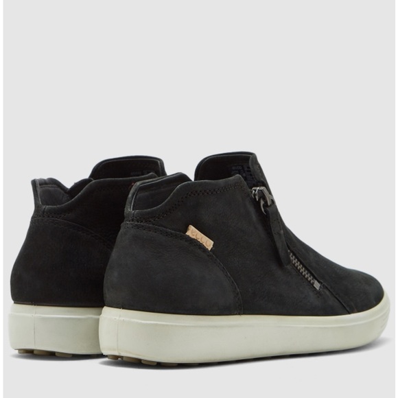 Ecco Soft Nubuck Leather Zip Ankle Boot - Picture 5 of 17